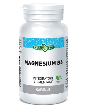 ERBA VITA MAGNESIUM B6 integratore di magnesio e vitamina B6 60 capsule 