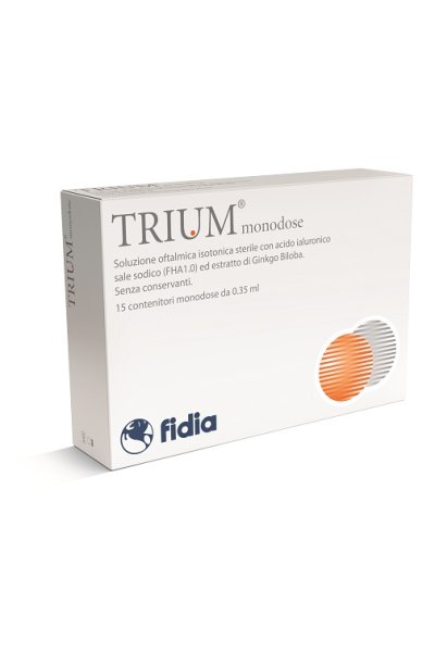 TRIUM COLLIRIO MONODOSE 15FL TRIUM COLLIRIO MONODOSE 15FL