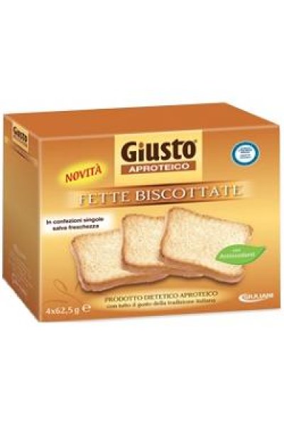 GIUSTO FETTE BISCOTTATE APR 250G GIUSTO FETTE BISCOTTATE APR 250G