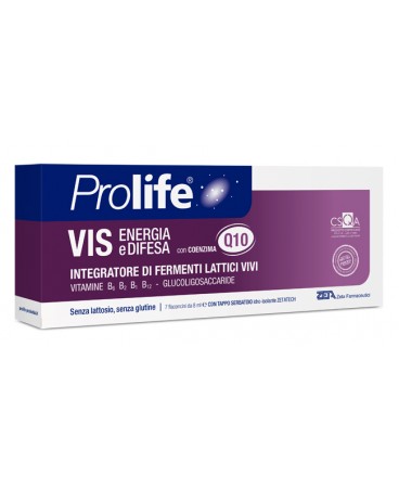 PROLIFE VIS - energia e difesa - integratore di fermenti lattici 7 flaconcini da 8 ml. 