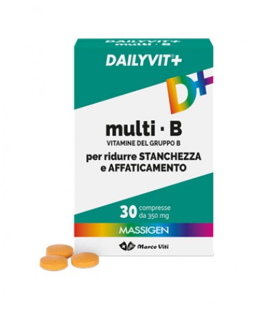 marco viti dailyvit+ multiB integratore a base di vitamine del gruppo B 30 compresse 
