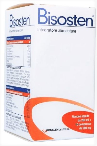 BISOSTEN 200ML+10CPR 930MG BISOSTEN 200ML+10CPR 930MG
