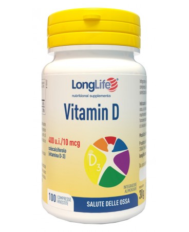 LONGLIFE VITAMIN D 100CPR