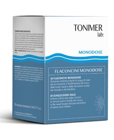 TONIMER SOLUZIONE ISOTONICA DI ACQUA DI MARE 30 FLACONCINI DA 5 ML. 