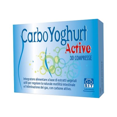 CARBO YOGHURT ACTIVE INTEGRATORE PER L'ELIMINAZIONE DEI GAS 30 COMPRESSE CARBO YOGHURT ACTIVE INTEGRATORE PER L'ELIMINAZIONE DEI GAS 30 COMPRESSE