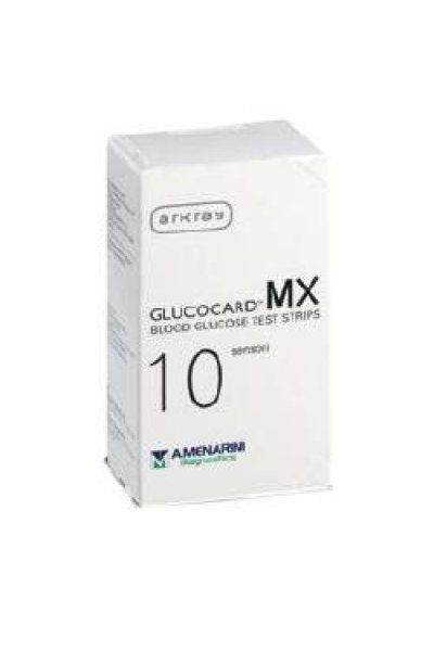 GLUCOCARD-MX BLOOD GLUCOSE 10PZ GLUCOCARD-MX BLOOD GLUCOSE 10PZ