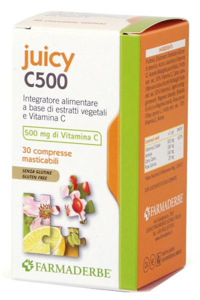 JUICY C500 30CPR MASTICABILI JUICY C500 30CPR MASTICABILI