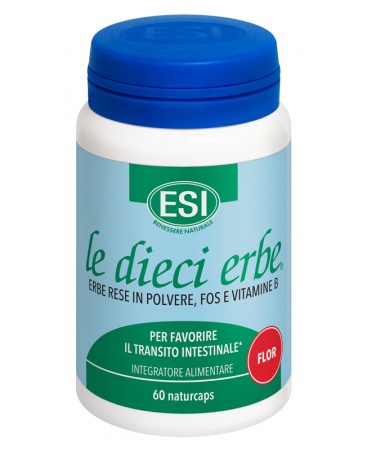 ESI le dieci erbe flor integratore a base di FOS e vitamine B 60 capsule 