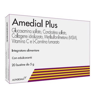 amedial plus integratore per il buon mantenimento delle ossa 20 bustine