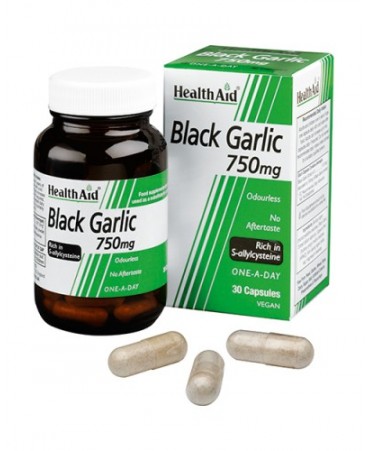 BLACK GARLIC 750MG 30CPS HEALTH