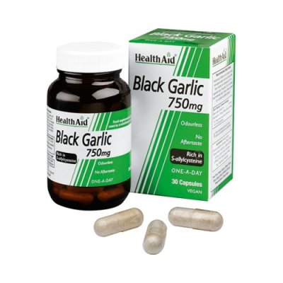 BLACK GARLIC 750MG 30CPS HEALTH