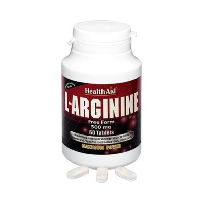 ARGININA 60TAV 500MG HEALTHAID