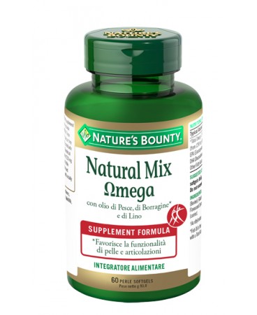 BOUNTY NATURAL MIX OMEGA 60PRL