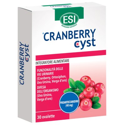 ESI cranberry cyst integratore per favorire il drenaggio dei liquidi 30 ovalette