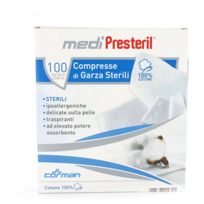 MEDIPRESTERIL GARZA 12/8 10X10
