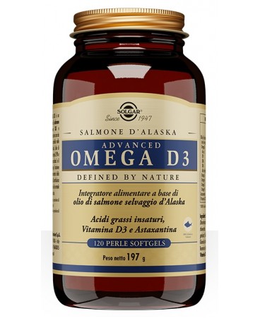 SOLGAR advanced omega D3 120 perle 