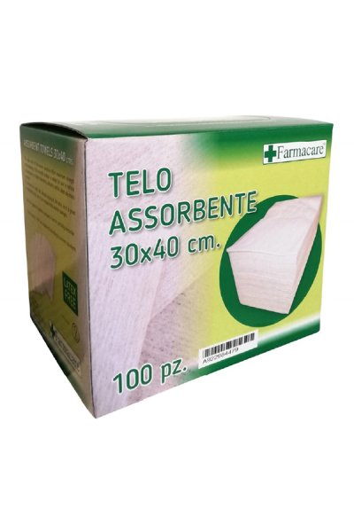TELO ASSORB 30X40CM 100P FARMAC TELO ASSORB 30X40CM 100P FARMAC