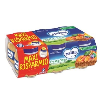 MELLIN OMOG FRUTTA MISTA6X100G MELLIN OMOG FRUTTA MISTA6X100G