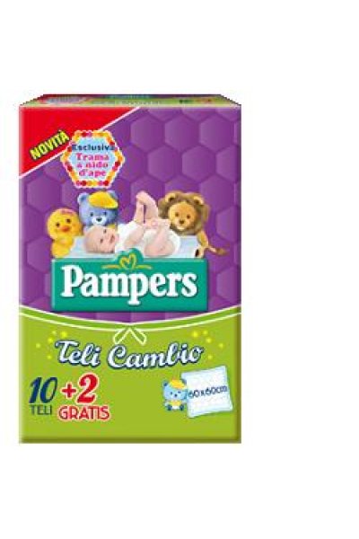 TELO CAMBIO PAMPERS 10+2PZ TELO CAMBIO PAMPERS 10+2PZ
