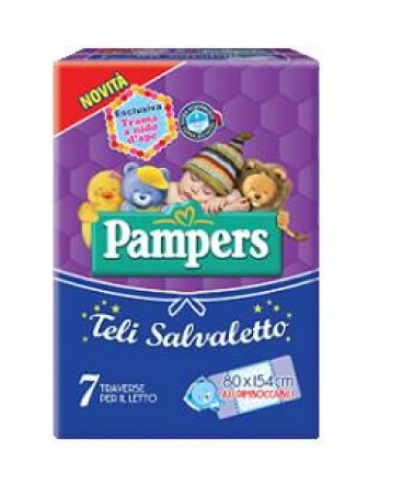 PAMPERS TRAV SALVA LETTO 7P 1082