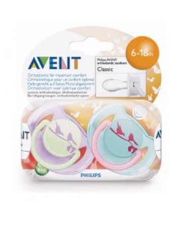 AVENT SUCCH DEC SIL 2P 6/18M