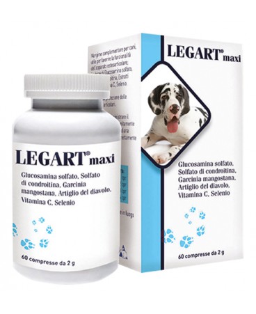 legart maxi Supplemento nutrizionale per cani utile nella protezione e recupero della funzionalità articolare 60 compresse 