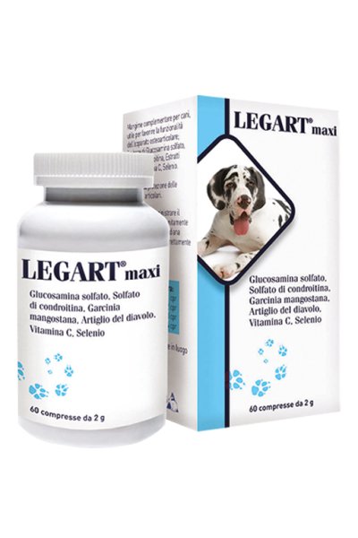 legart maxi Supplemento nutrizionale per cani utile nella protezione e recupero della funzionalità articolare 60 compresse legart maxi Supplemento nutrizionale per cani utile nella protezione e recupero della funzionalità articolare 60 compresse