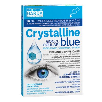 CRISTALLINE BLU GOCCE OCUL 10F CRISTALLINE BLU GOCCE OCUL 10F