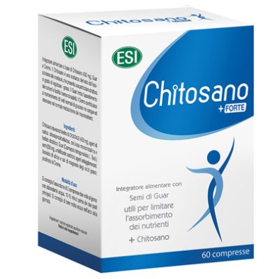 ESI chitosano + forte integratore per ridurre l'assorbimento dei grassi 60 tavolette 