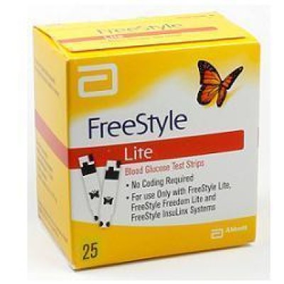 FREESTYLE LITE GLICEMIA 25STR FREESTYLE LITE GLICEMIA 25STR