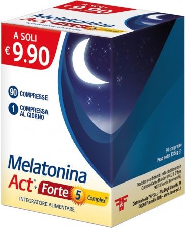 MELATONINA ACT+FT 5 COMP 90CPR