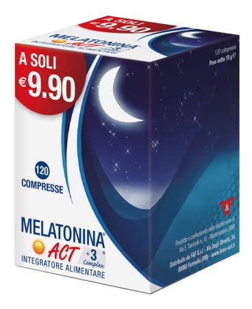 MELATONINA ACT+3 COMPLEX120CPR