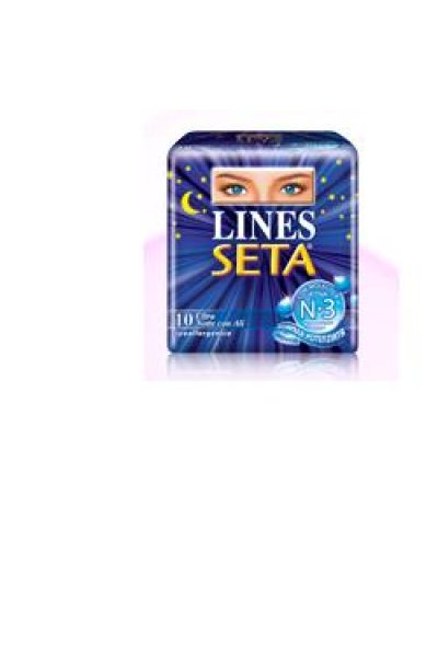 LINES SETA ULTRA NOTTE ALI 8PZ LINES SETA ULTRA NOTTE ALI 8PZ