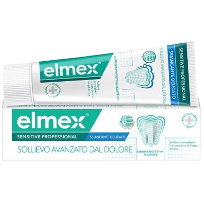 elmex sensitive professional whitening dentifricio per denti sensibili 75 ml.
