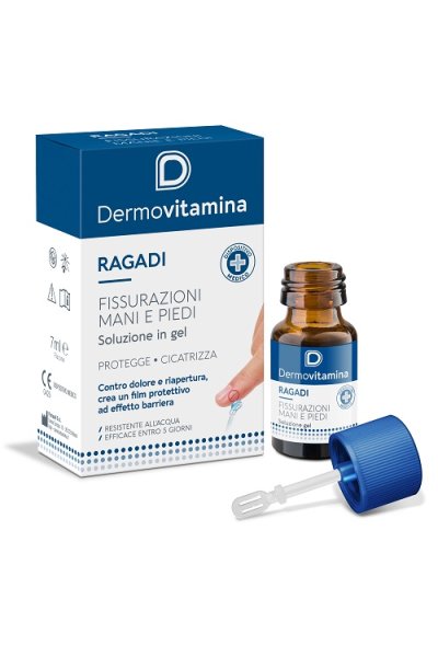 dermovitamina ragadi manie e piedi gel per il trattamento di ragadi, screpolazioni, fissurazioni e spaccature di mani e piedi 7 ml.