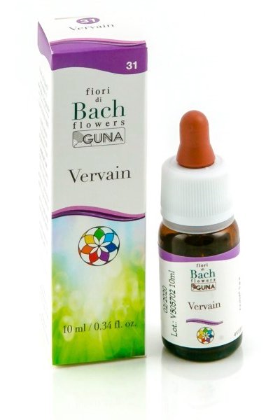 VERVAIN 31 10ML GTT BACH GUNA VERVAIN 31 10ML GTT BACH GUNA