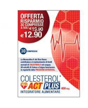 COLESTEROL ACT PLUS 30CPR 400MG