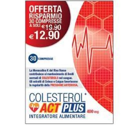 COLESTEROL ACT PLUS 30CPR 400MG COLESTEROL ACT PLUS 30CPR 400MG