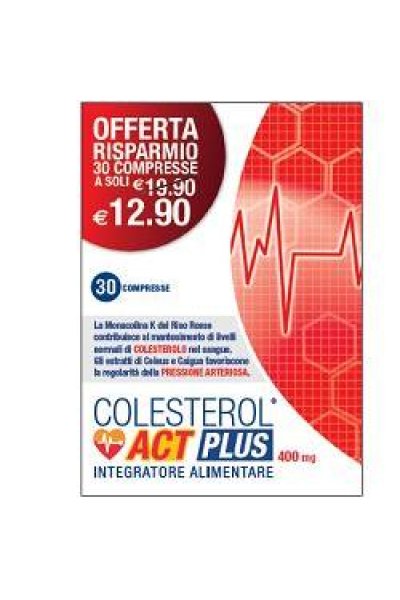 COLESTEROL ACT PLUS 30CPR 400MG COLESTEROL ACT PLUS 30CPR 400MG
