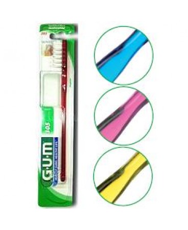 GUM spazzolino manuale compatto e duro classic 305  