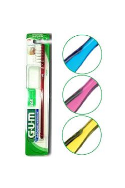 GUM spazzolino manuale compatto e duro classic 305 GUM spazzolino manuale compatto e duro classic 305