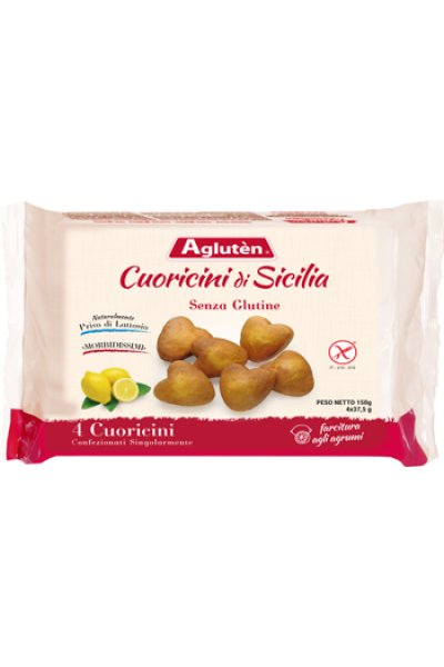 AGLUTEN CUORICINI SICILIA 150G AGLUTEN CUORICINI SICILIA 150G