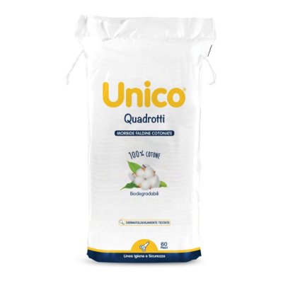 UNICO QUADROTTI 100% COT 60PZ UNICO QUADROTTI 100% COT 60PZ