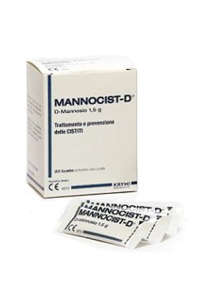 MANNOCIST D dispositivo medico per il trattamento delle cistiti 20 bustine MANNOCIST D dispositivo medico per il trattamento delle cistiti 20 bustine