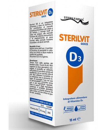 STERILVIT D3 GOCCE 15ML