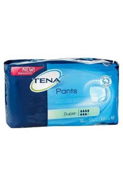 TENA PANTS SUP PANN S 12PZ 3412 TENA PANTS SUP PANN S 12PZ 3412