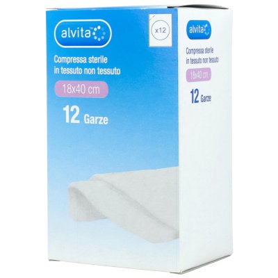 ALVITA GARZA STER 18X40CM 12PZ