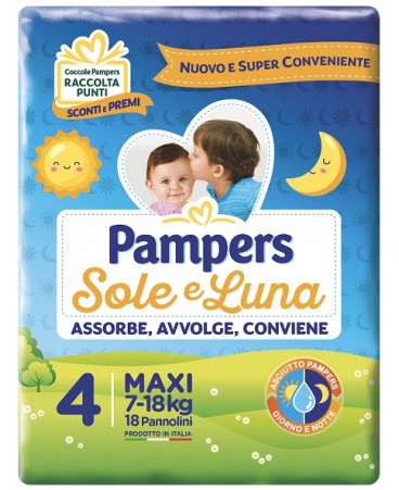 PAMPERS SOLE&LUNA MAXI 18PZ