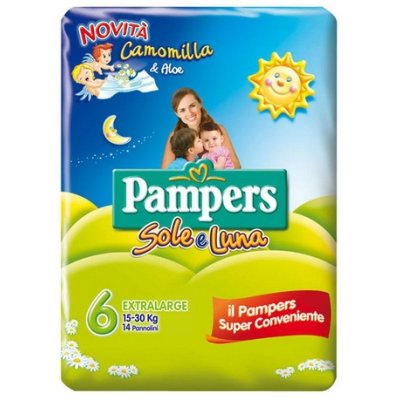 PAMPERS SOLE&LUNA FLASH XL 14P