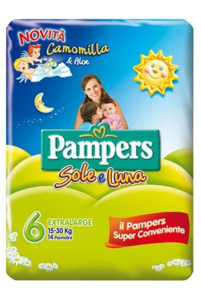 PAMPERS SOLE&LUNA FLASH XL 14P PAMPERS SOLE&LUNA FLASH XL 14P